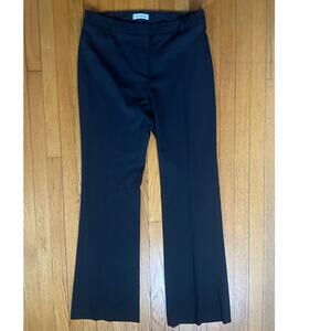ALTUZARA Black Straight Leg Professional Wool Blend Work Pants Size 44/ US 12